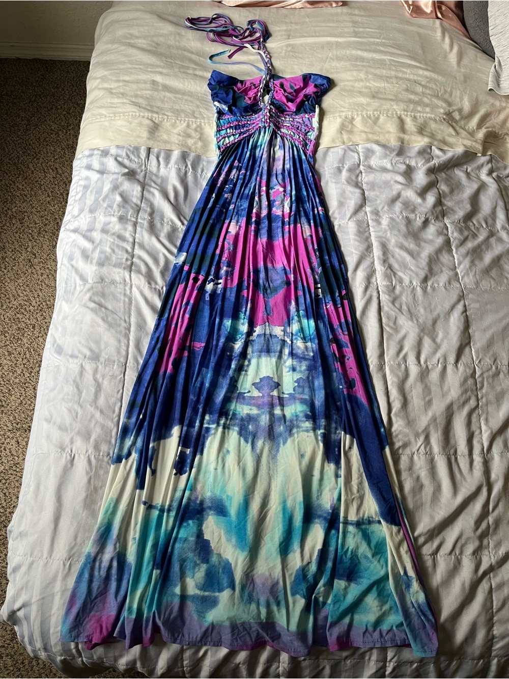Cynthia Rowley tie-dye maxi dress